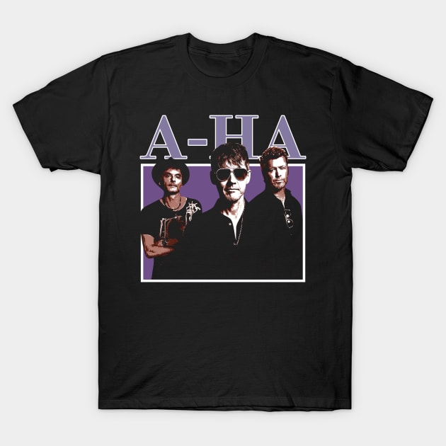 Cry Wolf for a-ha Synth-Pop Fan Apparel T-Shirt by Mushroom Time